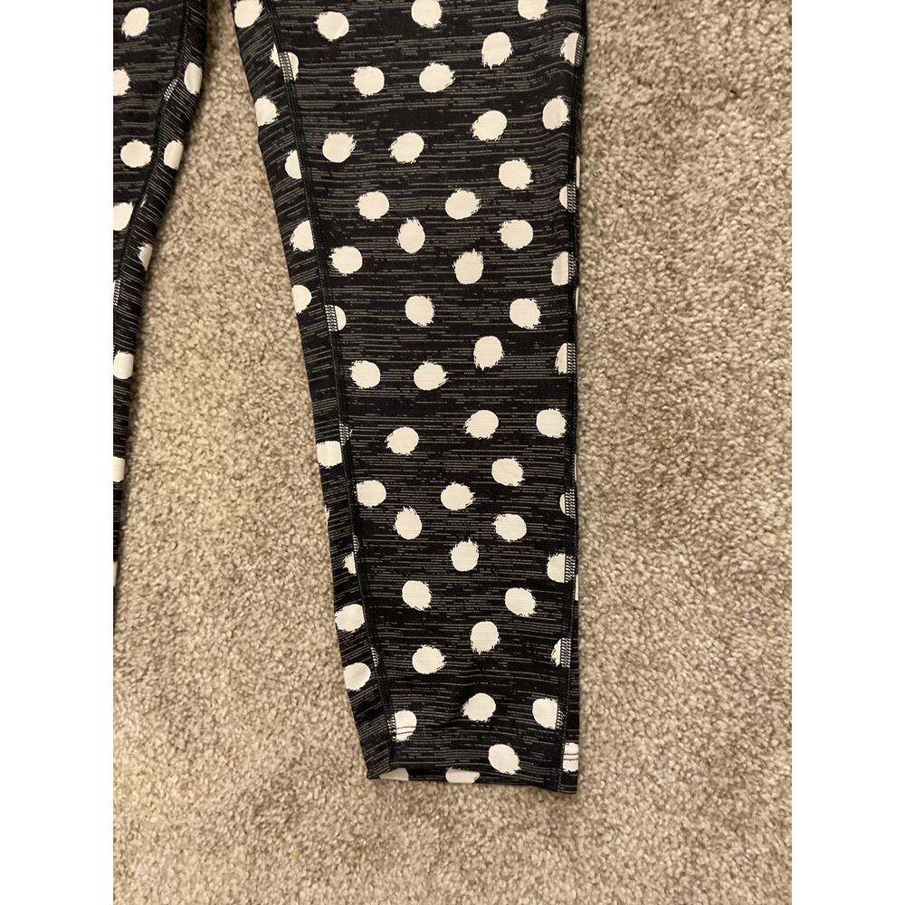 Outdoor Voices TechSweat Black & White Polka Dot 7/8 Leggings, sz M - Picture 4 of 7